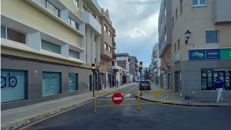 Cierre calle Portugal