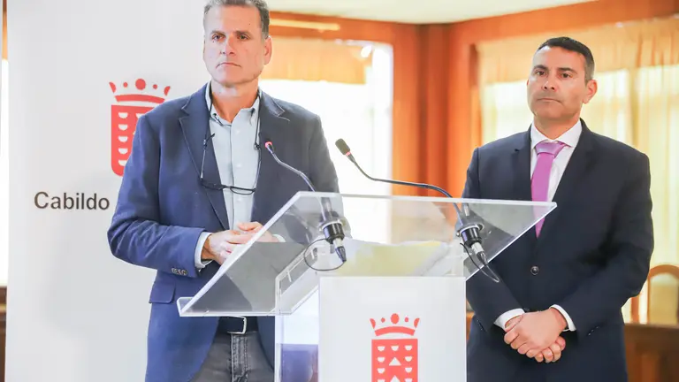 Oswaldo Betancort y Domingo Cejas.