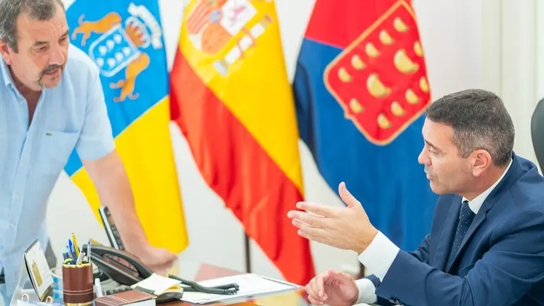 Despacho presidencial en el Cabildo.