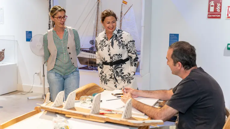 Taller de trazado de barcos.