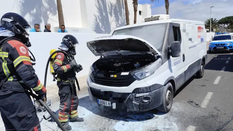 Actuación de los bomberos