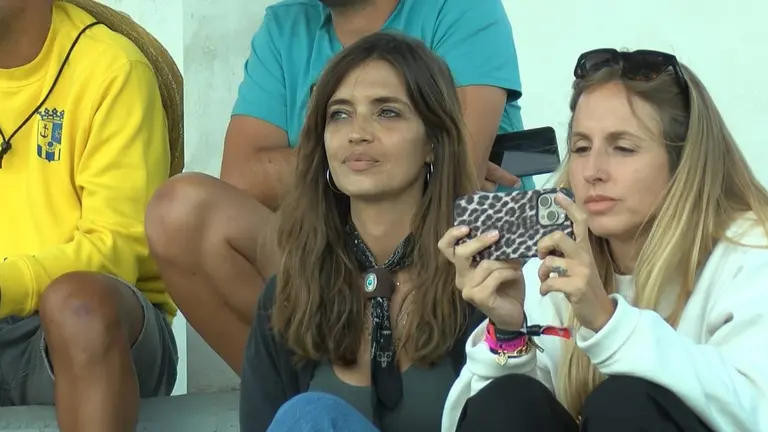 Sara Carbonero en el Agapito Reyes Viera.