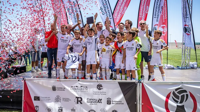 Real Madrid en la Lanzarote International Cup.