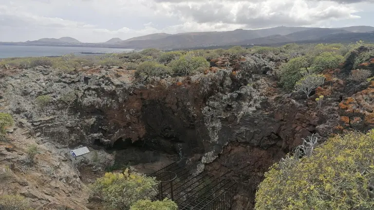 Estado actual de la Cueva de Los Lagos. Imagen: GEC Uestayaide.