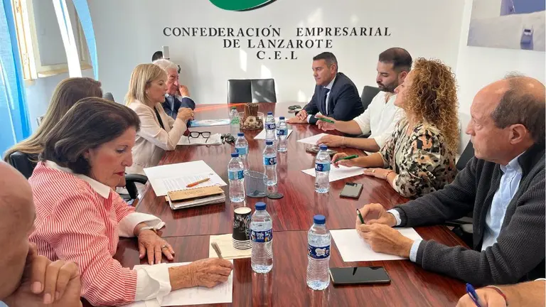 Un momento de la reunión