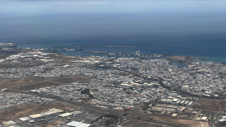 Vista aérea de Arrecife.