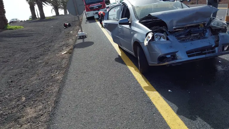 Accidente de tráfico.