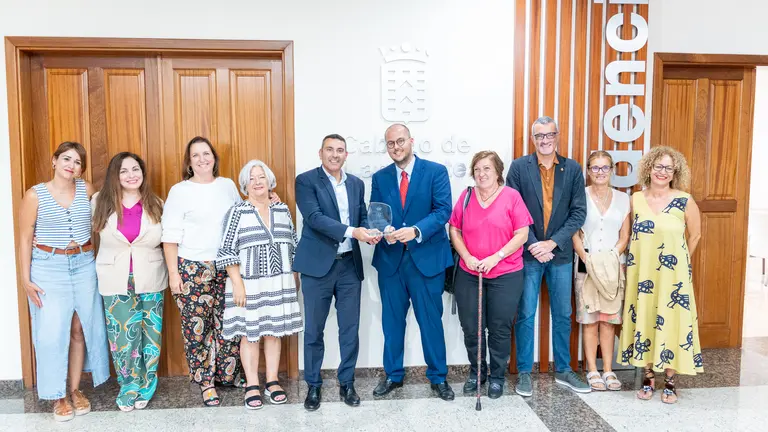 Recepción al magistrado juez decano de Arrecife.