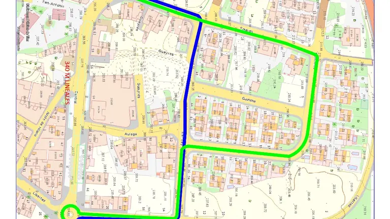Cierre tramo Avenida Central 20 julio de 2024.