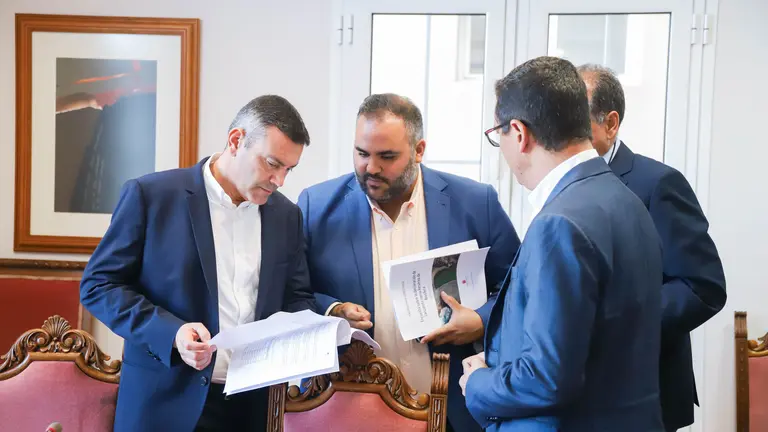 Visita del viceconsejero del Gobierno de Canarias.