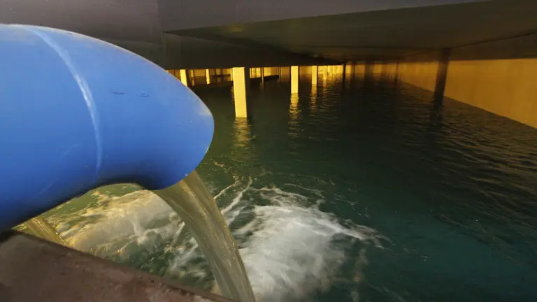 Estación de bombeo de agua de Zonzamas.