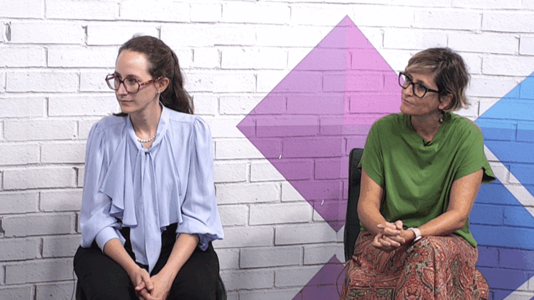 Patricia Mateo y Lourdes Santana