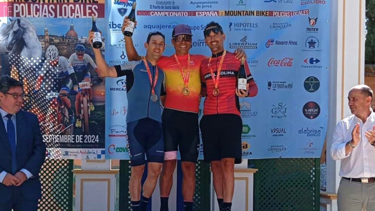 Podium en Jerez de la Frontera.