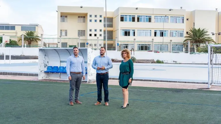 Visita al campo de fútbol de San Francisco Javier