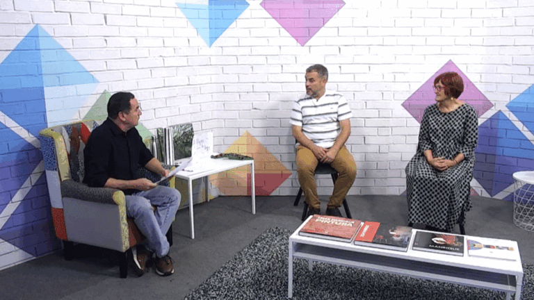 Antonio Orellana y Fefa Toledo en el Magazine