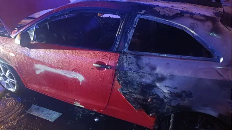 Estado en el que quedó el coche