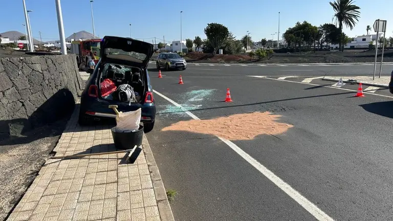 Uno de los vehículos involucrados