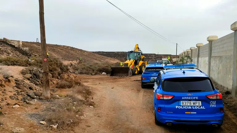 La operación de la Policía Local de Arrecife ha permitido desmantelar un fumadero de drogas en Naos