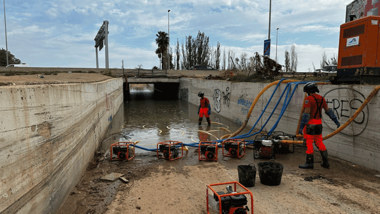 Bomberos de Lanzarote en Valencia