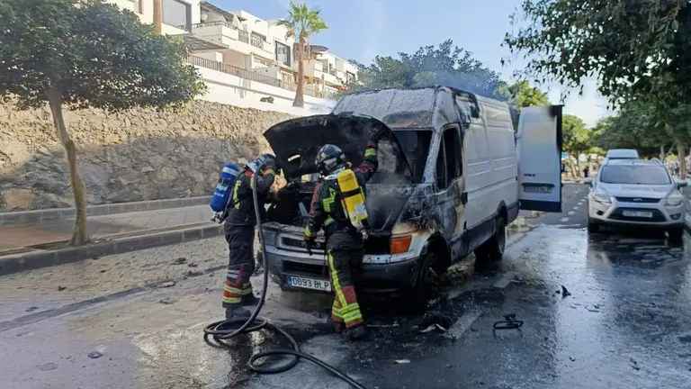 Actuación de los bomberos