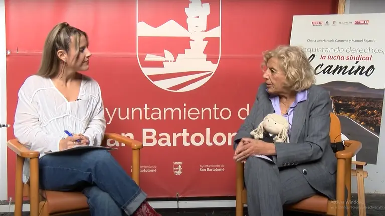 Entrevista Manuela Carmen en Lanzarote