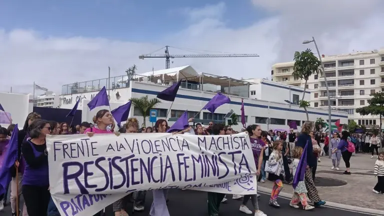 Manifestación en Arrecife