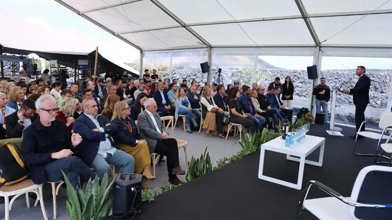 Un momento de la inauguración