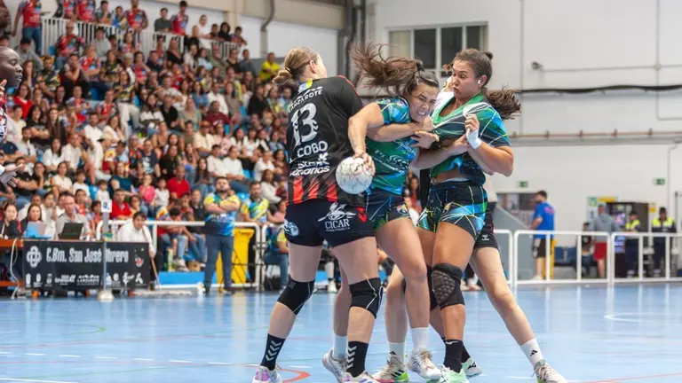 Un momento del partido