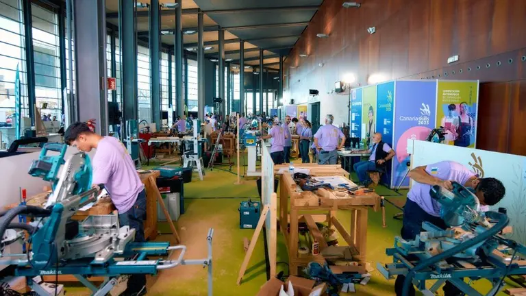 Alumnos de FP en Canarias