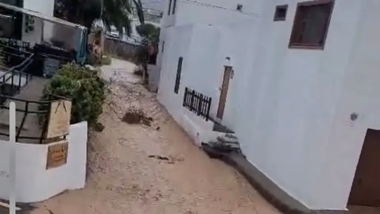 Lluvias en Haría