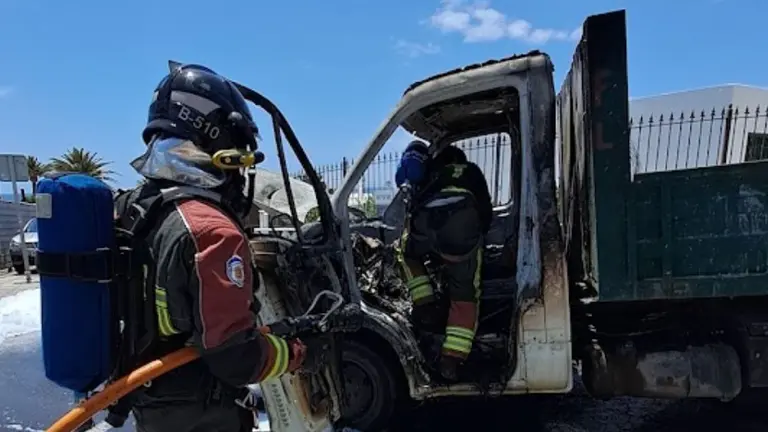Actuación de los bomberos
