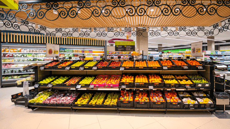 Frutería de un SuperDino