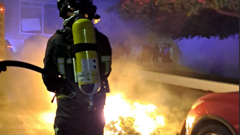 Fuego en Arrecife