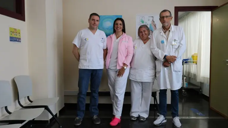 Profesioales del hospital Molina Orosa