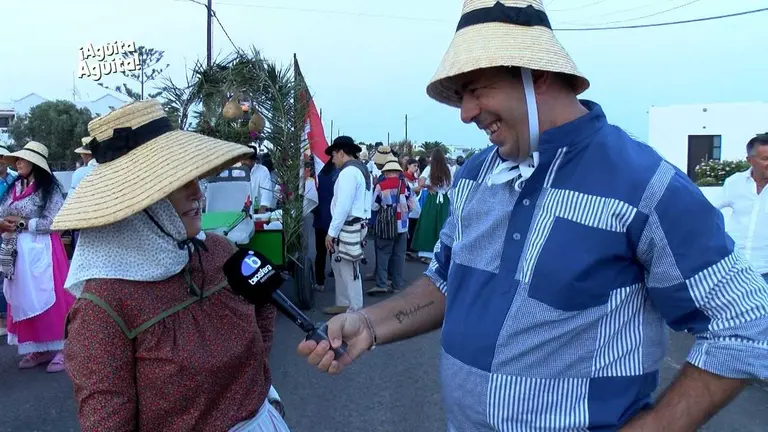 Agüita, Agüita en la romería de Mala