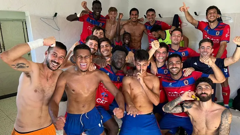 Jugadores de la UD Lanzarote