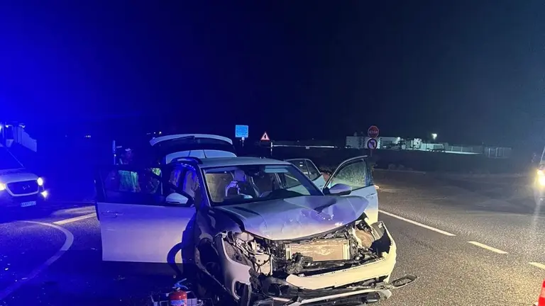 Estado de uno de los vehiculos