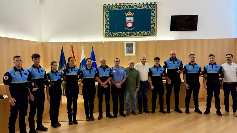 Acto toma de poseción policías de Tías
