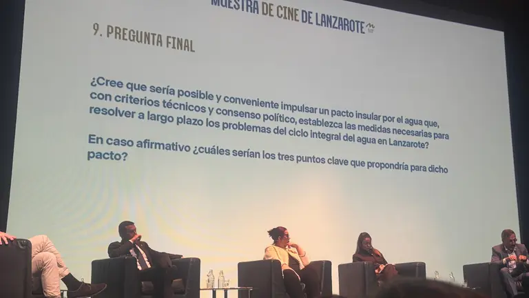 Encuentro de presidentes en la Muestra de Cine