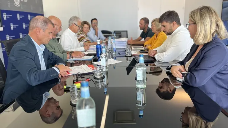 Un momento de la reunión