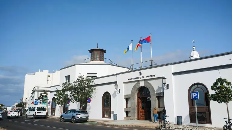 Exterior del Ayuntamiento de Arrecife 