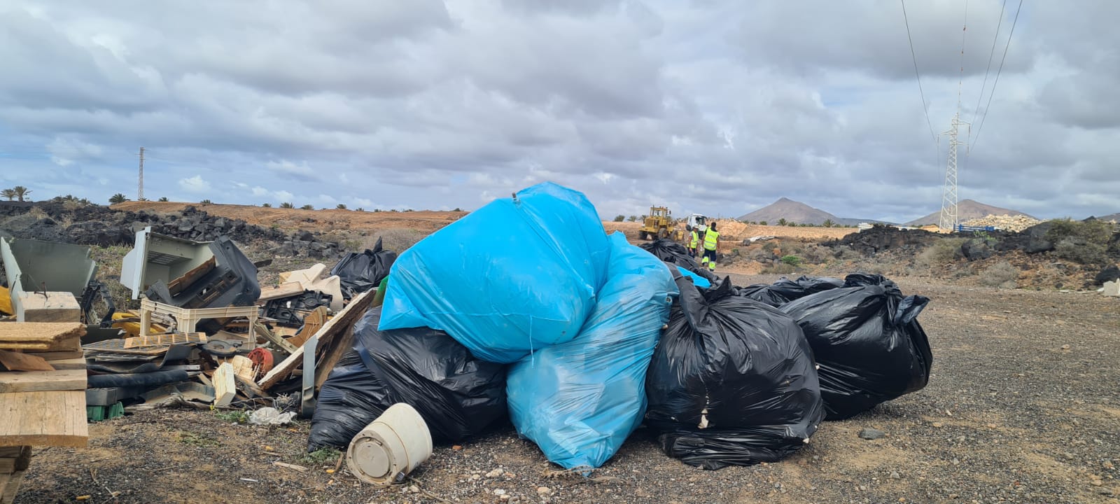 Retirada de escombros en Arrecife