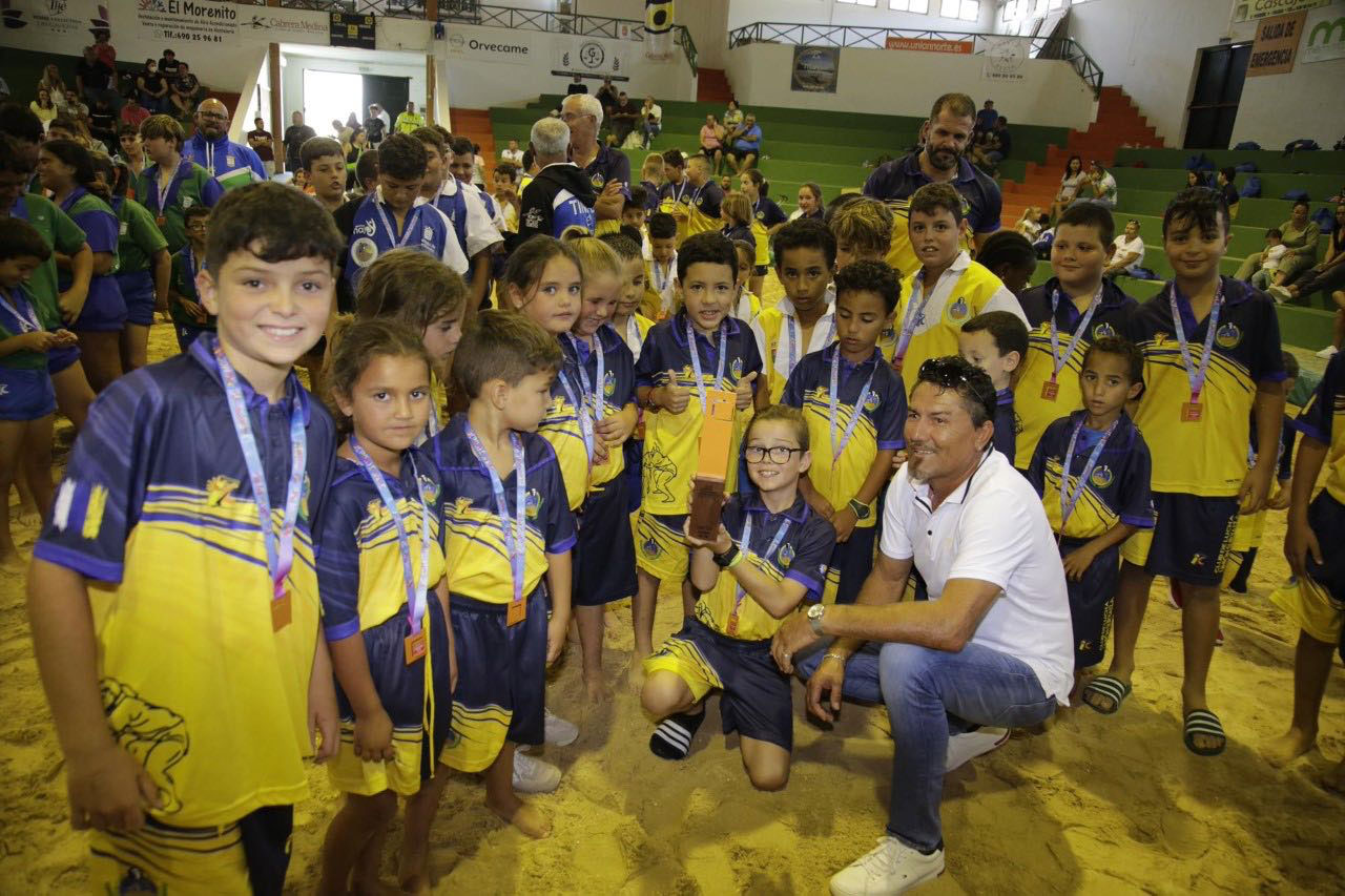 Lucha canaria de los más pequeños