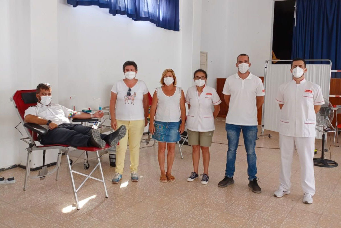 Donación de sangre en La Graciosa