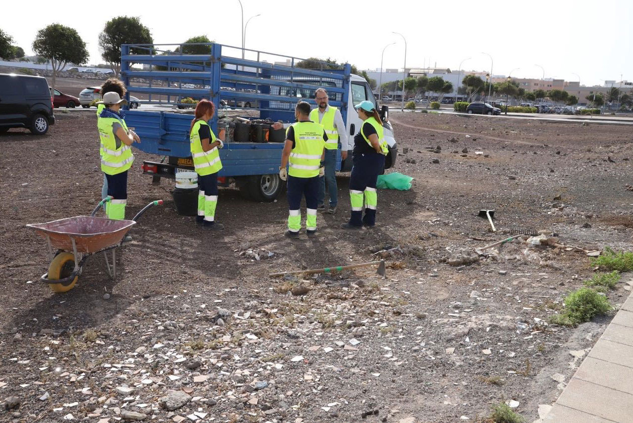 Retirada de escombros en Arrecife