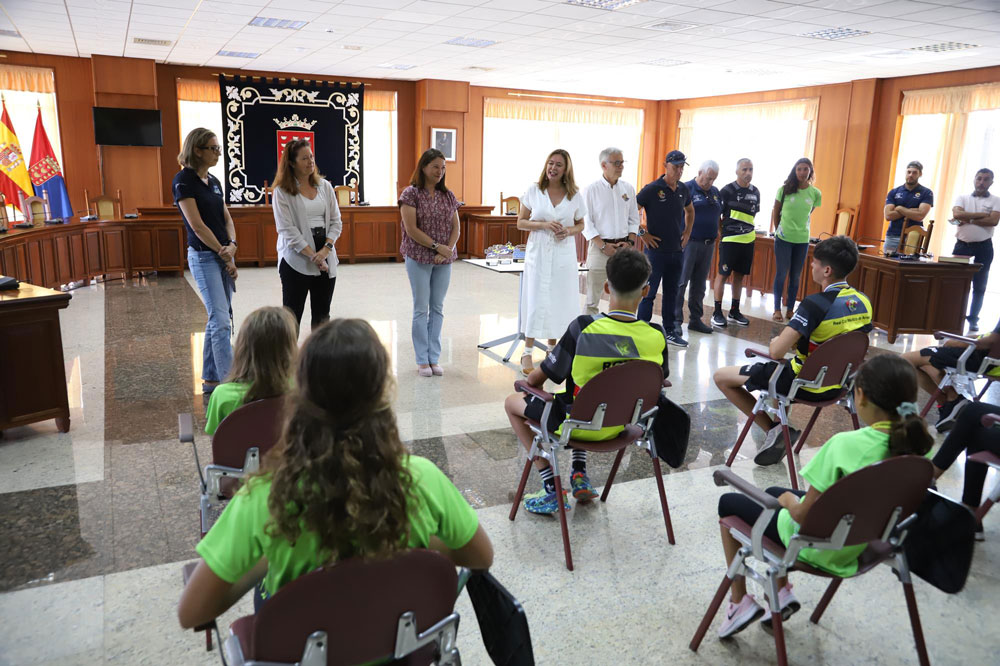 Recepción en el Cabildo a los deportistas del Náutico