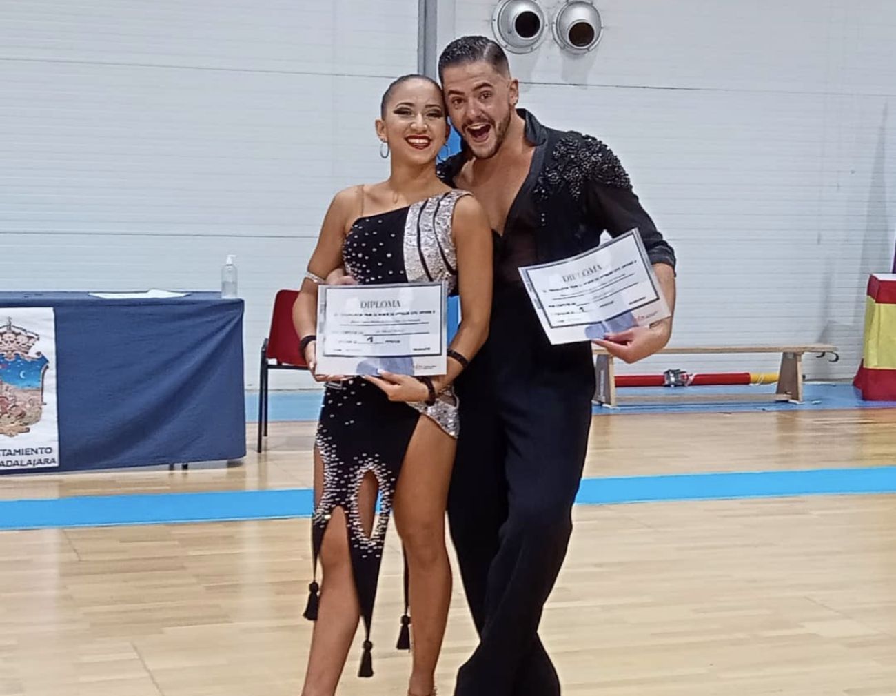 Ainara y Marcos, pareja de baile