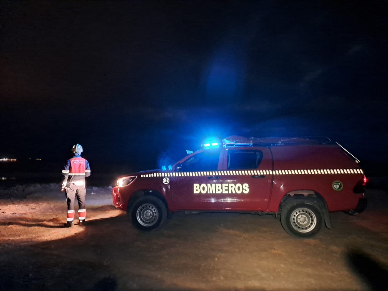 Accidente en la playa de La Garita