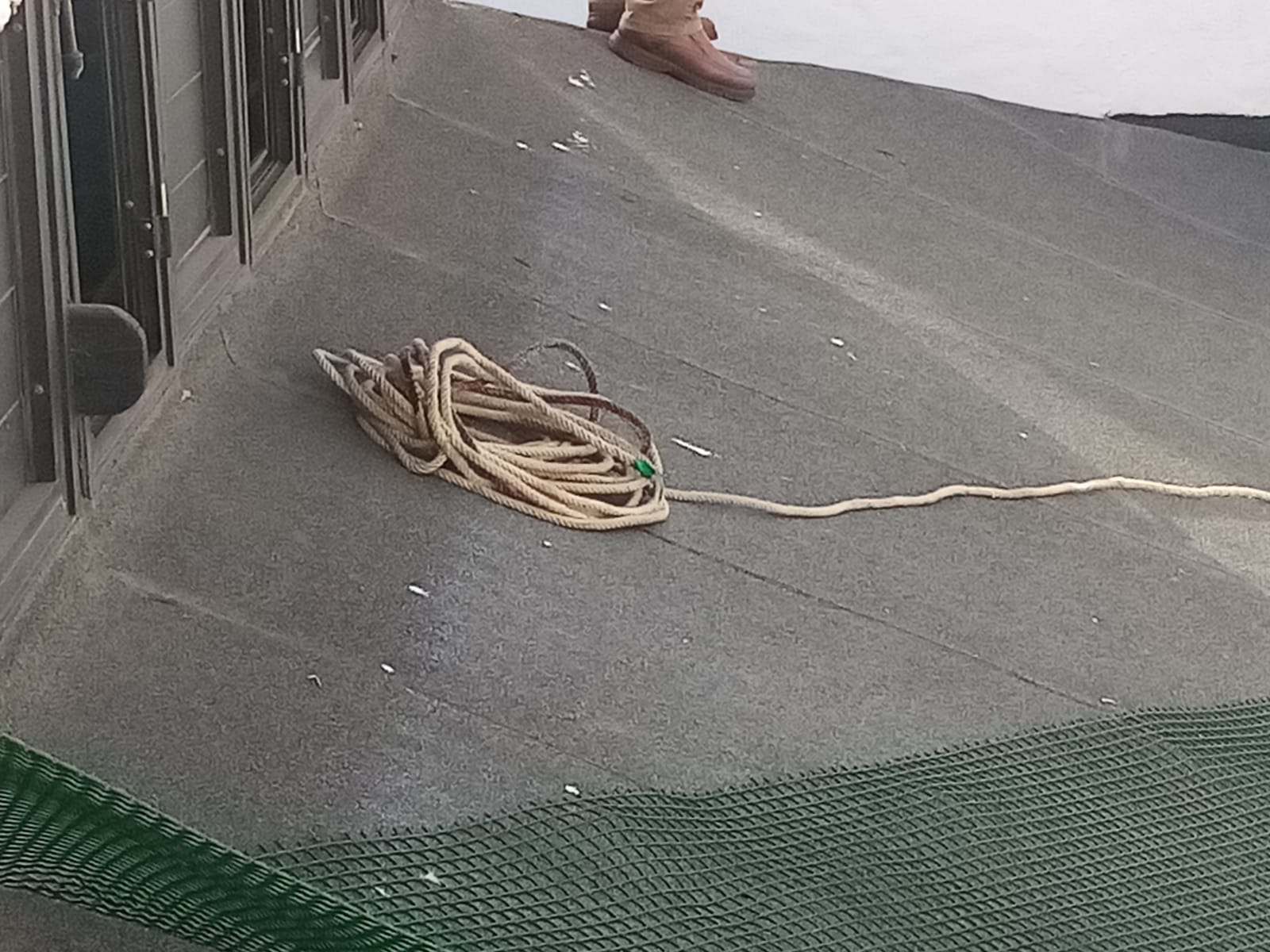 La cuerda utilizada para el robo