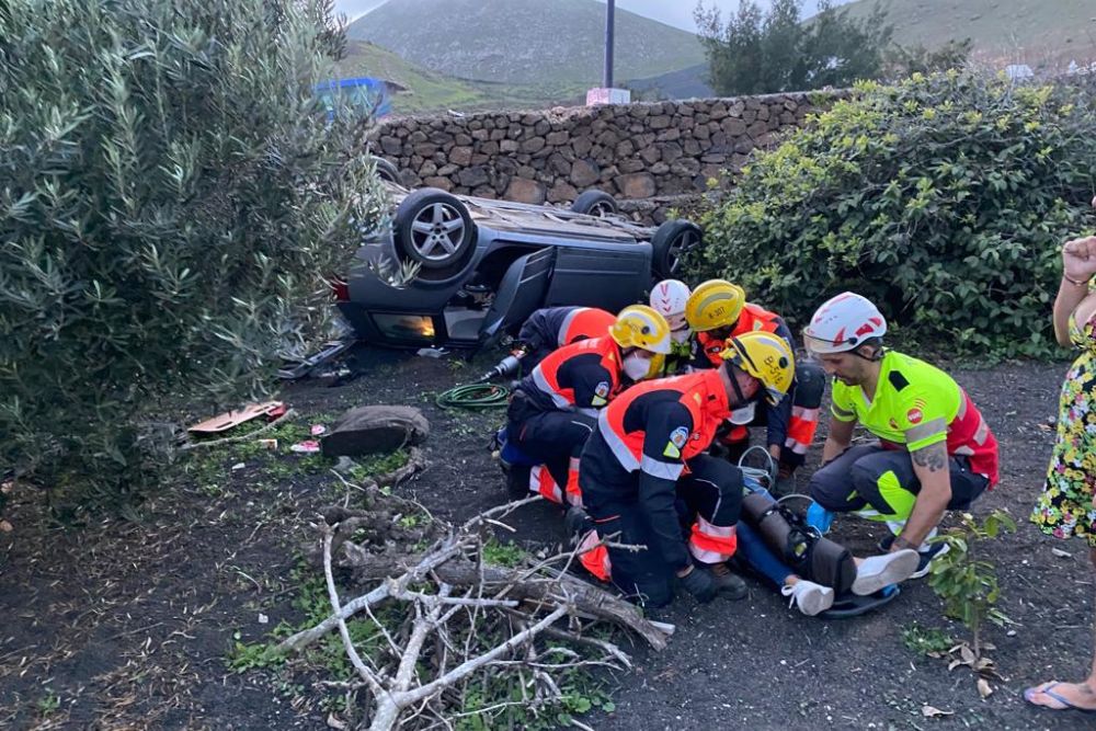 Accidente de tráfico en la carretera Tao-Tiagua